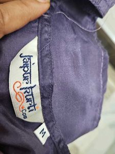 Elegant Purple Kurta Set with Embellishments