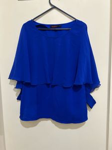 Royal Blue Layered Top