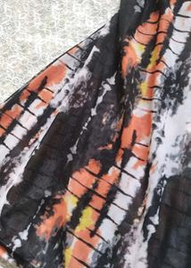 Tie-Dye Print Casual Dress
