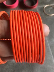 Vibrant Orange Bangles Set