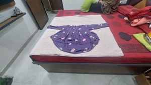 Purple Floral Print  top