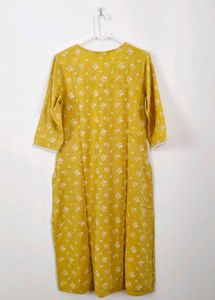 Beautiful Mustard Yellow Kurta