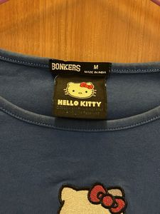 Bonkers Corner Blue Hello Kitty Crop Top