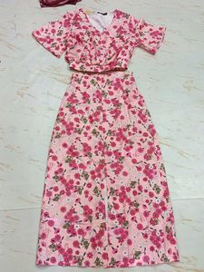 Bust 36 Chic Floral Print skirt Co-ord Set
