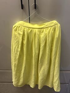Bright Yellow Midi Skirt