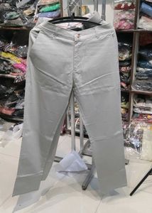 Men's Grey Casual Pants