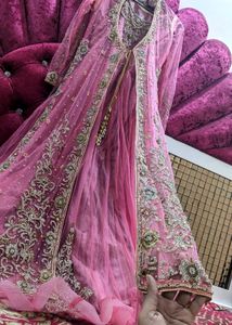 Stunning Pink Embellished Wedding Dress