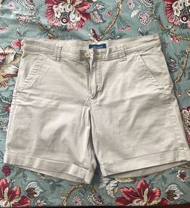 Beige color Cotton Shorts