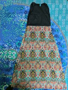 Bohemian Style Printed Gown For any Occasion