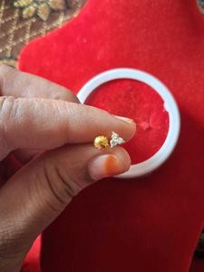 Elegant Gold &amp; Diamond Nose Pins