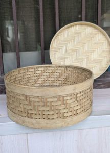 Woven Bamboo Basket (1)