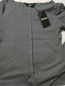 Long Sleeve Grey T-Shirt