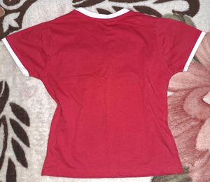 Red '01' Graphic Tee