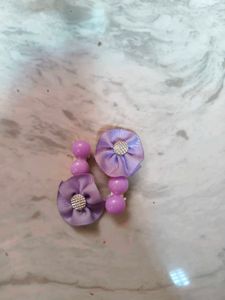 Cute Lavender Flower  hair clips