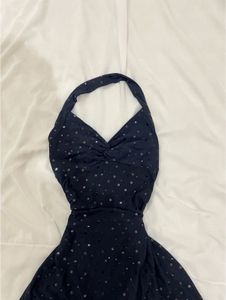 Sparkly Halter Neck Mini Dress