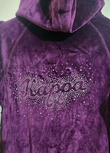 Velvet Kappa Embellished Sweatshirt