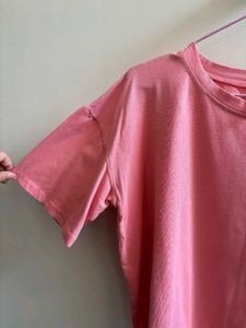 Peach Oversized Tee
