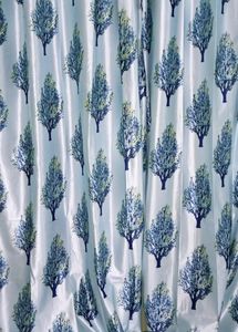 Cortina Turquoise Blue Set Curtain New With Tag