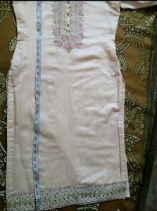 Embroidery Suit With Banarasi Duptta🧡🩷