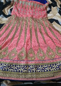 Stunning Pink Embroidered Lehenga Choli