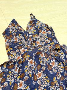 Cute Floral Print Mini Dress