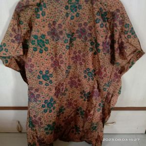 Vintage Floral Kaftan Dress