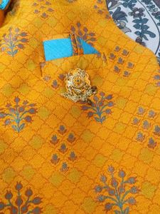 Stylish Yellow Ethnic Jacket