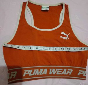 Puma Red Sports Bra Top