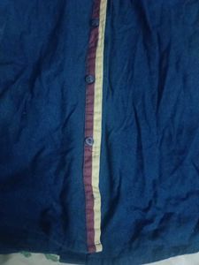 Men's Blue Collared Shirt