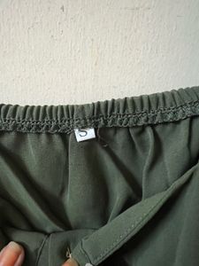 Stylish Olive Green Jumpsuit
