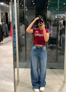 V-Neck crop tee🚨