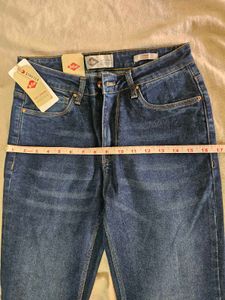 Y2K Blue Flared Slit Jeans | Size- 28