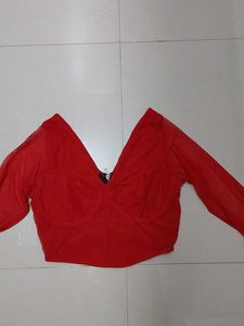 V Neck Party Top