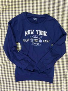 Blue "New York Manhattan" Sweatshirt