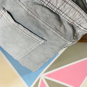 Jeans Trouser/ Lower , Faded Color , Pure Elephant Color