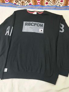 Black Graphic Sweatshirt