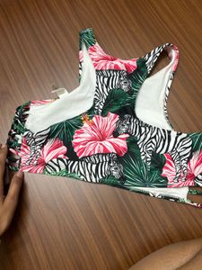 floral beach top