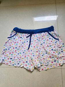 Cute Star Print Pajama Shorts