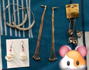 Assorted Dangle & Hoop Earrings Set