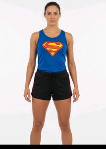 (Combo) Blue Tank Top & Shorts