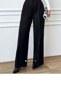 Black High Waist Trousers/Pants
