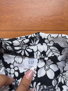 Men's Floral Print Short Sleeve Shirt