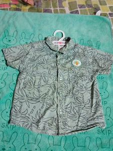 Kid Cub Tropical Print Shirt