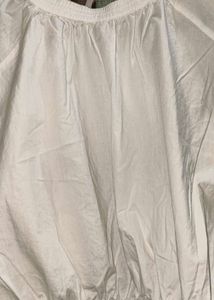 Zudio White Minimal Aesthetic Top 🤍