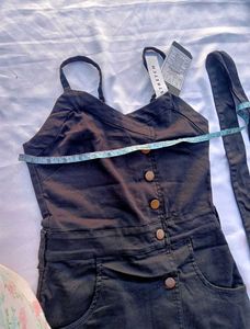 Chic Black Button-Down Mini Dress