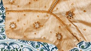 Silk Golden Blouse