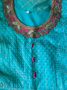 Beautiful Teal Ethnic Gown