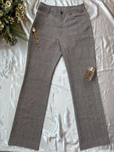 Classic Grey Wide Leg Trousers