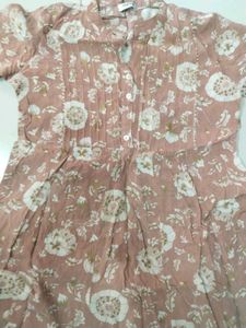 Cute Floral Print Midi Dress