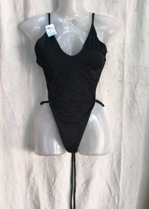 I. Black One-Piece Swimsuit